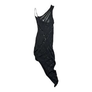 Rui Knitted beaded cut out dress